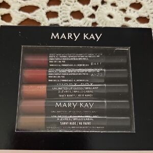 Mary Kay Lip Gloss Mini Variety Set - Fancy Nancy & Tawny Nude Included